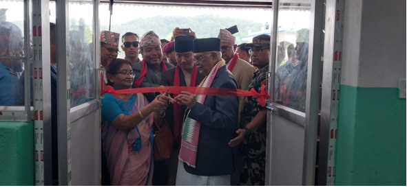 प्रधानमन्त्री ओलीद्वारा इलामको माई नगर अस्पताल उद्घाटन